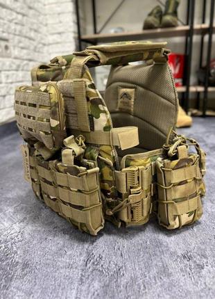 Военная турецкая плитоноска asdag со быстрым сбросом + 7 подсумков для всу