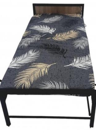 Раскладушка с матрасом на ламелях марсель. кровать раскладушка для дома и отдыха