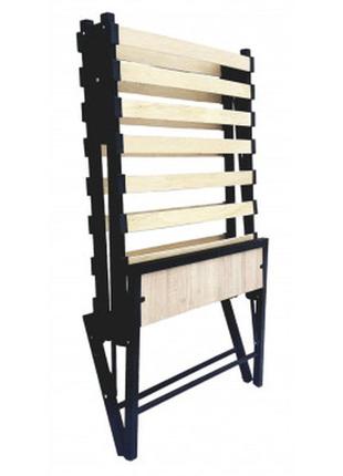 Раскладушка с матрасом на ламелях марсель. кровать раскладушка для дома и отдыха