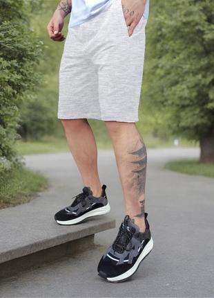 Трикотажні шорти "brown" сірі