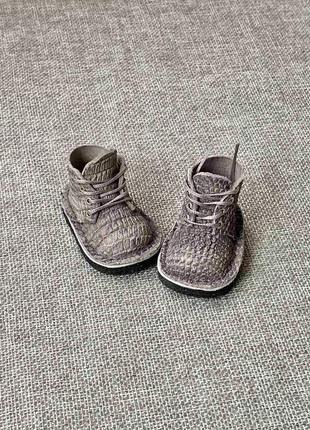 Ботинки для паола рейна из натуральной кожи