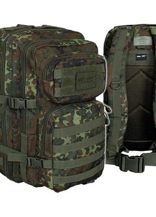 Рюкзак тактичний mil-tec us assault large 36l flecktarn. тактичний рюкзак армійський 36 л.