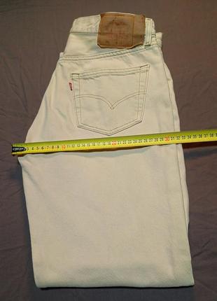 Талія 84 см vintage levi's 501-0627 w34 l32 джинси топлене молоко  usa