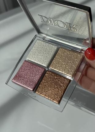 Палітра хайлайтерів dior backstage