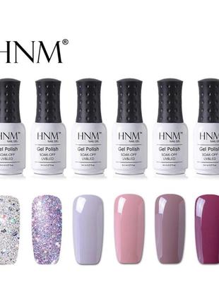 Лампа для полимеризации с набором гель-лаков hnm 6