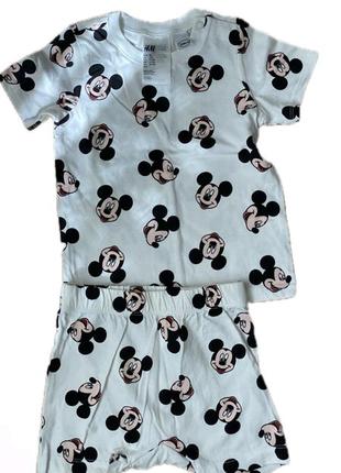 H&m mickey mouse комплект 12місяців3 фото