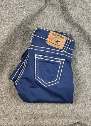 Трендовые женские синие джинсы true religion brooklyn blue denim slim made in ausa оригинал