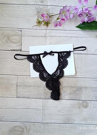 Еротичні мереживні трусики бразиліани тонг