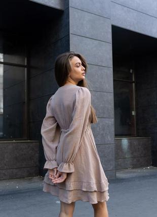 Платье муслиновое платье летнее короткое10 фото