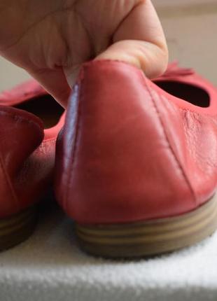 Кожаные туфли балетки лодочки тамарис tamaris р. 41 26,5 см3 фото