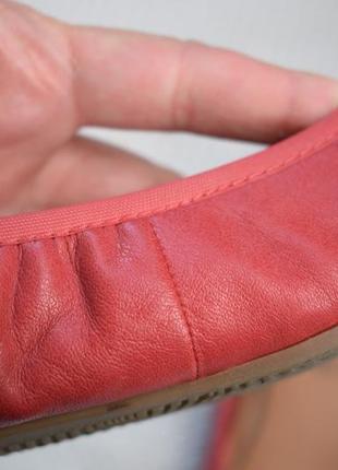 Кожаные туфли балетки лодочки тамарис tamaris р. 41 26,5 см6 фото