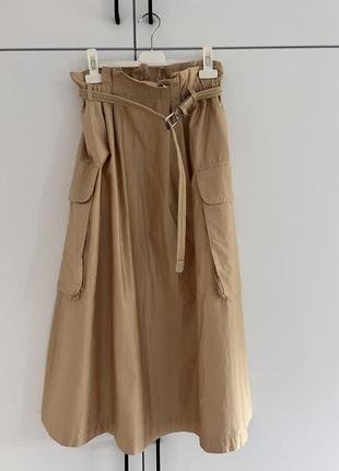 H&m классная легкая летняя юбка. подойдет на m-l