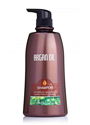 Шампунь для волосся з аргановою олією 750 мл, марокко арганова олія bingo argan oil