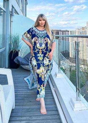Сукня -туніка пляжна plus size