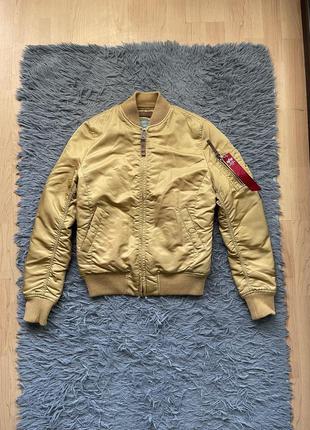 Alpha industries стильная куртка бомбер от премиум бренда