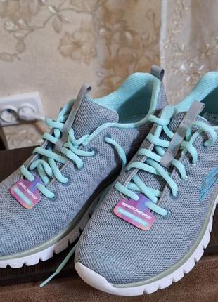 Кроссовки, сникерсы для тренировок skechers twisted fortune 12614/gymn