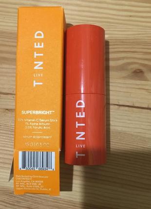 🔥-60%🔥 сыворотка в стике live tinted superbright 15% vitamin c serum stick2 фото