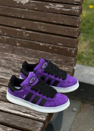 Мужские кроссовки adidas campus 00s violet8 фото