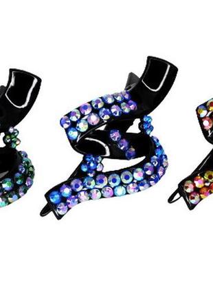 Зажим для волос хамелеон, цена за 1шт, в пак. 11*6см