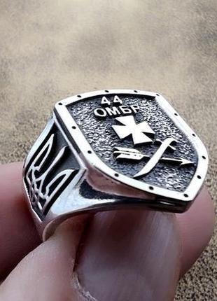 Перстень "44 омбр" (срібло)10 фото