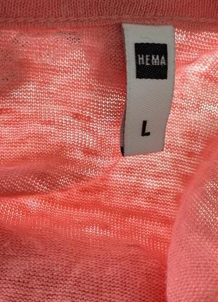 Футболка лён трикотаж3 фото