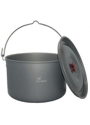 Котелок с крышкой из анодированного алюминия fire-maple fmc-212 l на 3.8 л
