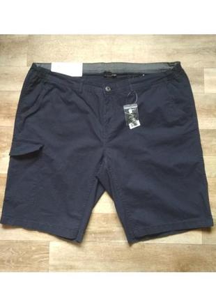 Батал! отличные котоновые шорты карго  темно-синего  livergy р. 68