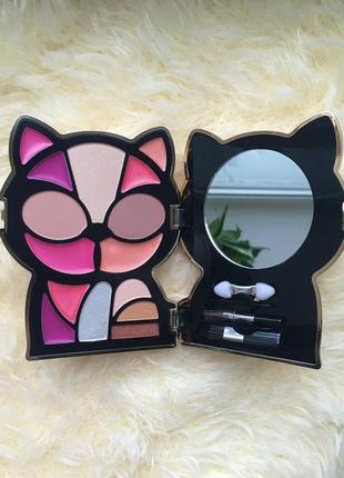 Детский набор для макияжа декоративной детской косметики тени помада румяна подарочный...