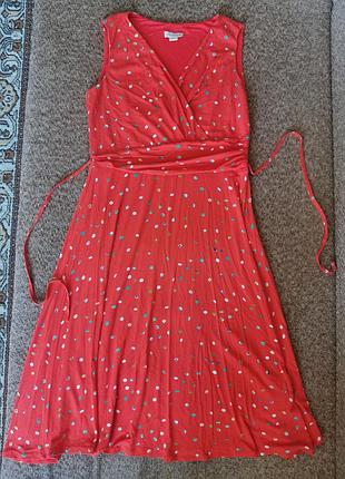 Платье оранжевое яркое