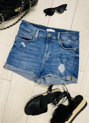Джинсовые шорты h&m в размере xs-s