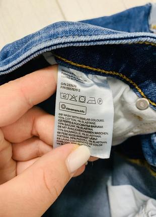 Джинсові шорти fit h&m в розмірі xs-s6 фото