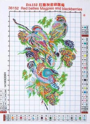 Набор для вышивания по нанесённой на канву схеме "kiss". aida 14ct printed, 34*29 см
