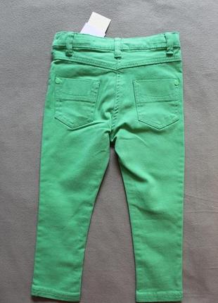 Яркие джинсы от английского бренда minoti для девочки 1,5-2 р.2 фото
