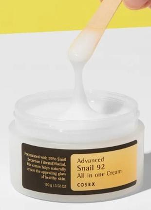 Cosrx універсальний крем для обличчя advanced snail 92 all in one cream
