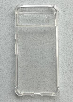 Google pixel 8 pro чохол - накладка (бампер) прозорий силіконовий тонкий