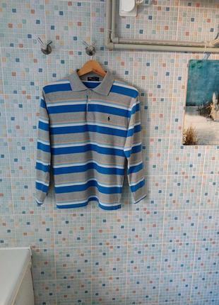 Поло с длинным рукавом ralph lauren.