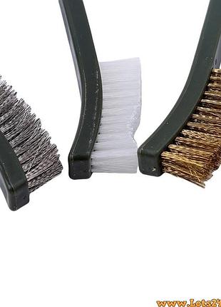 Набор щеток крючков для чистки щетка стальная щетка латунная щетка нейлоновая для...