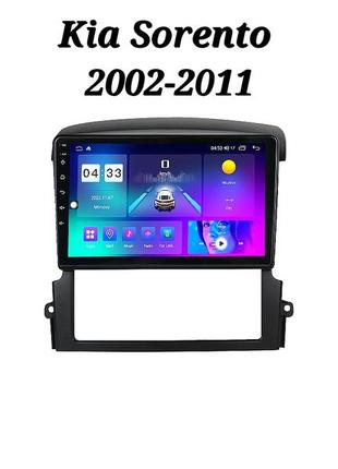 Магнітола android kia sorento 2002-2011, 2/32, 4 ядра + рамка!