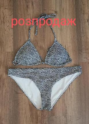 Купальник в анимали принт,