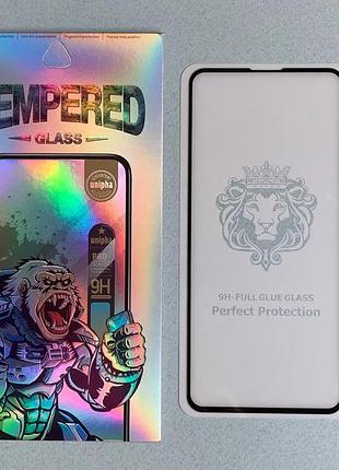 Xiaomi poco f3 защитное стекло с рамкой чёрного цвета высочайшего качества на весь экран