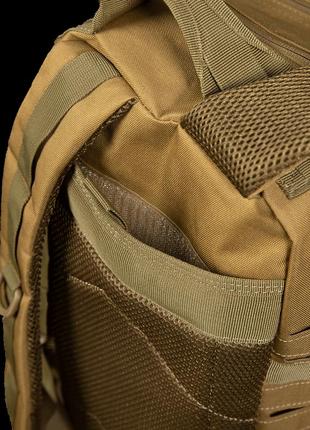Camotec рюкзак rapid lc койот, тактичний рюкзак 25 л, армійський рюкзак койот, військовий рюкзак похідний10 фото