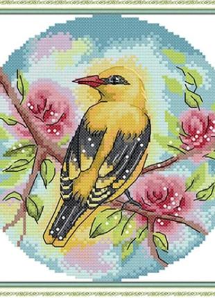 Набір для вишивання за нанесеною на канву схемою "oriol". aida 14ct printed, 21*21 см