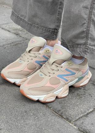 Кроссовки new balance 9060 «beige pink blue’