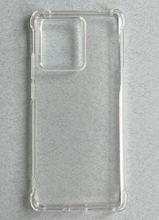 Motorola edge 40 чохол - накладка (бампер) прозорий силіконовий тонкий