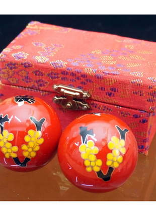 Масажні кулі баодінг пара d = 4,7см. емаль №17