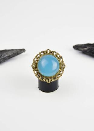 Кольцо с халцедоном