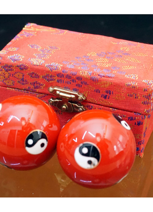 Масажні кулі баодінг пара d = 4,7см. емаль №8