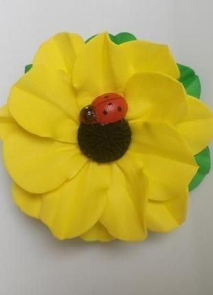 Заколочка "соняшник"