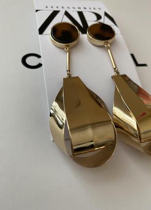 Шикарные серьги серьги zara оригинал