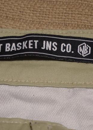 Чудові стильні вузькі штани карго світло оливкового кольору netbasket jeans mahaut індія 32 р. ( маломірять)5 фото